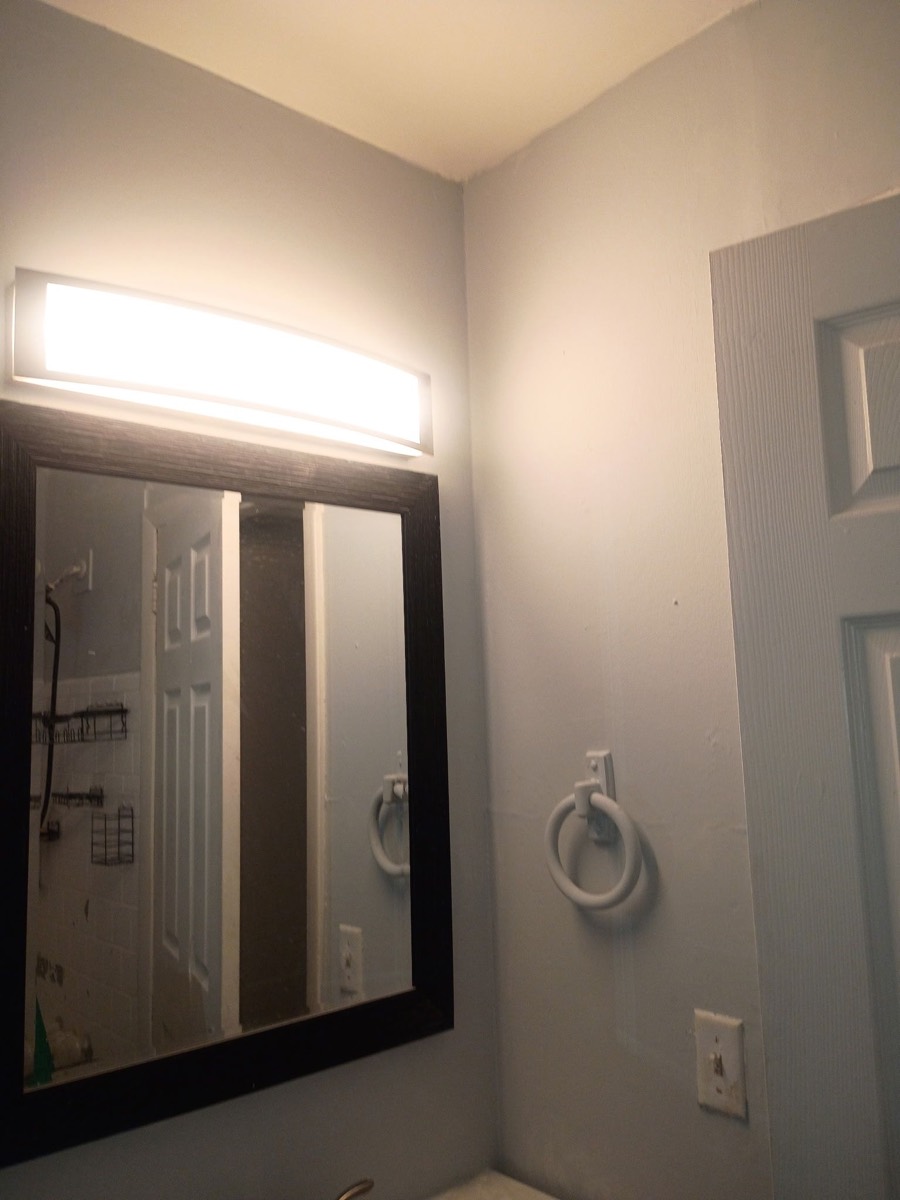 Finished bathroom remodel by Sunshine State Home & Commercial Services in Jacksonville, FL