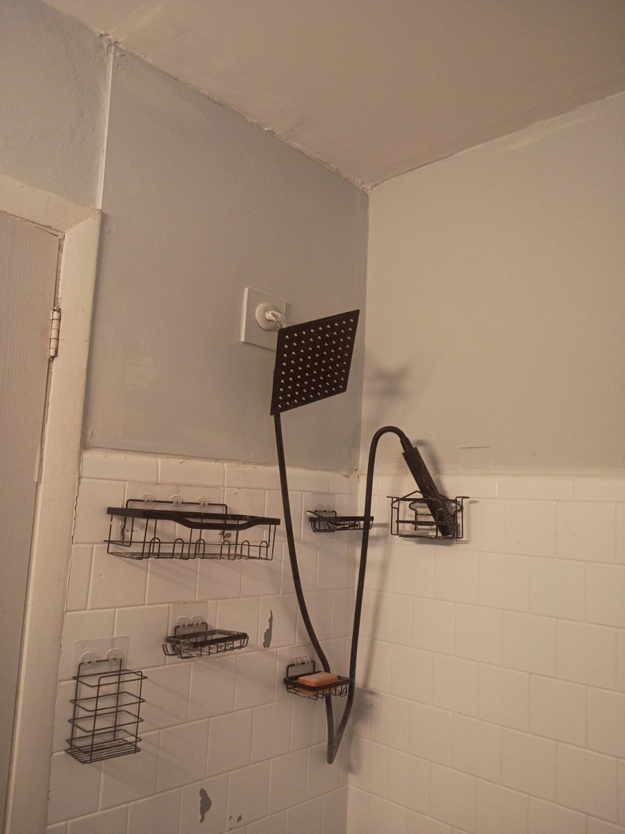 New shower fixture and tile installation in a Jacksonville, FL bathroom